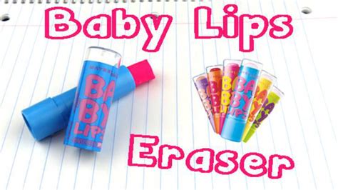 Diy Baby Lips Lip Balm Erasers