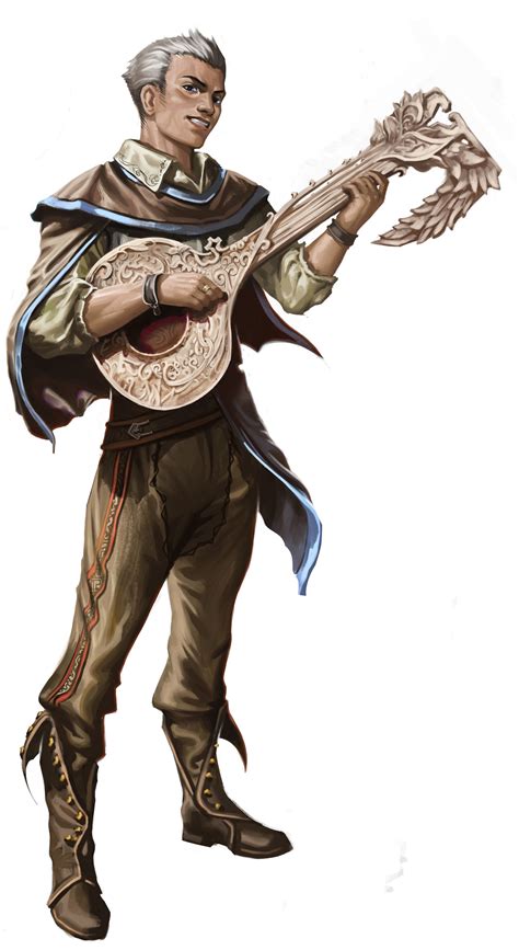 Male Bard Fantasy Art Ginosagon