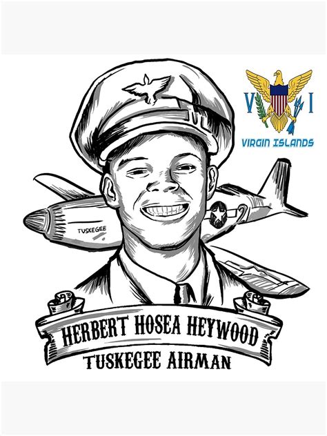 Vi Tuskegee Airman Herbert Hosea Heywood Framed Art Print For Sale By