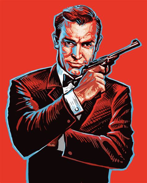 Illustrated 007 The Art Of James Bond Tribute Artwork