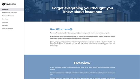 This Free Insurance Proposal Template Won 16m Of Business