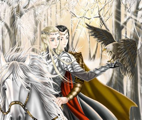 Elrond And Thranduil Lotr Elves Tolkien Elves Tolkien Art Thranduil