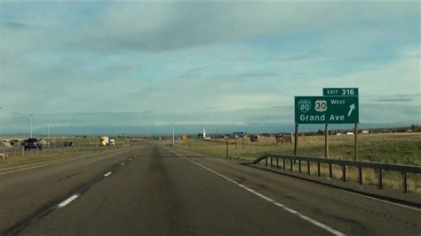 Wyoming Interstate 80 Westbound Cross Country Roads