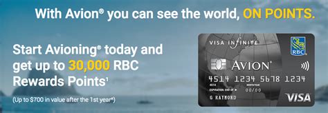 We've compared the top credit card offers from the best canadian financial institutions. Rewards Canada: OFFER EXPIRED New sign up bonus for the RBC Visa Infinite Avion - Up to 30,000 ...