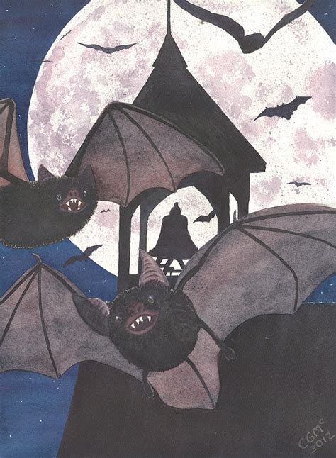 Got Bats Painting By Catherine G Mcelroy Pixels