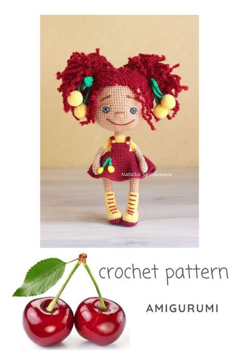 Doll Cherry Dress Candy Ts Diy Easy Handmade Ts Crochet Doll