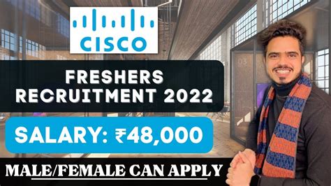 Cisco Hire Freshers 2022 Recruitment Salary 48000 Pm Latest