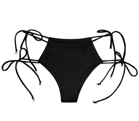 Hmbd Black Pearls High Bikini Bottom