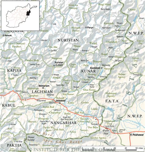 815894 bytes (796.77 kb), map dimensions: Kunar Province Afghanistan Map