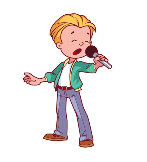 Singer clipart boy singer, Singer boy singer Transparent FREE for ...