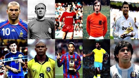 Mejores Jugadores De La Historia Del Fútbol Youtube