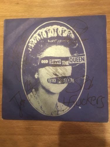 Signed Sex Pistols God Save The Queen 7” Single Auction