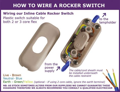 The vmdj is a unique dpdt momentary rocker switch. Useful Information for In-line light switches