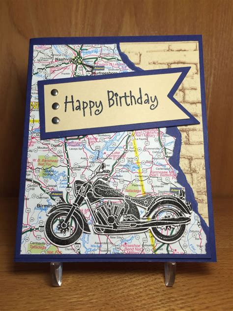 Birthday Cards For Men Stamped Cards Masculine Birthday Cards