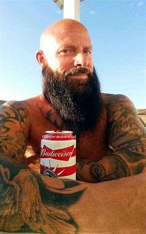 Bald With Beard Bald Men Hairy Men Bearded Men Beer Thirty Beard Muscle Beard Envy Epic