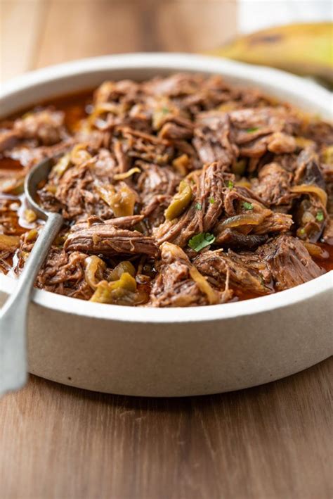 Moist And Flavorful Shredded Beef Or Ropa Vieja Is A Cuban Dish