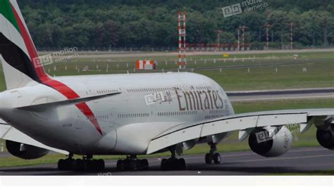 Airbus A380 Of Emirates Airlines Taxiing Stock Video Footage 11604683