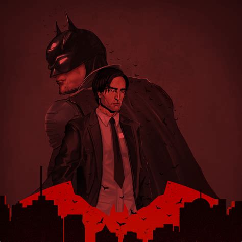 1080x1080 Resolution Robert The Batman Pattinson Illustration 2020