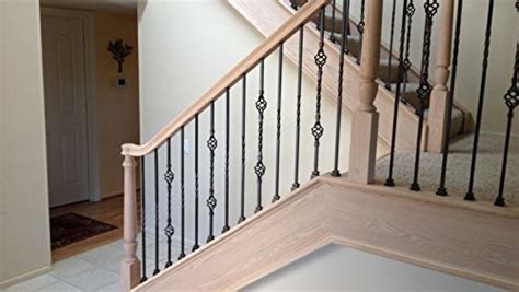 We'll review the issue and make a decision about a partial or a full refund. Satin Black 1/2" X 44" Iron Stair Parts Metal Spindles Iron Balusters Basket Twist Knuckle ...