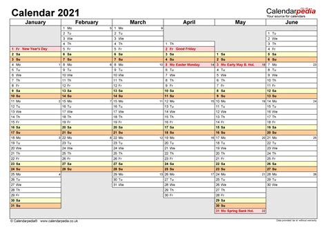 2021 Excel Calendar 2021 Calendar Template Excel Harris Thamou
