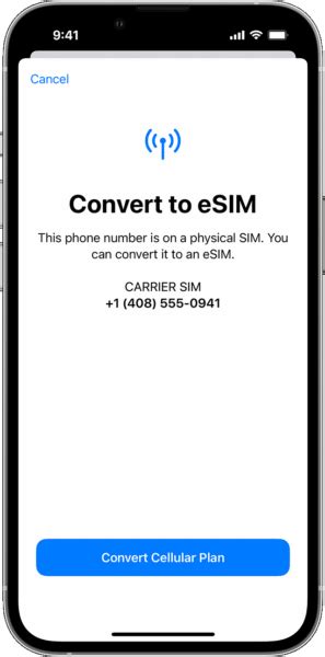How To Convert A Physical Sim To Esim On Iphone 14