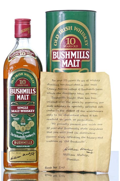 Bushmills 10 Years Old 75cl Just Whisky Auctions