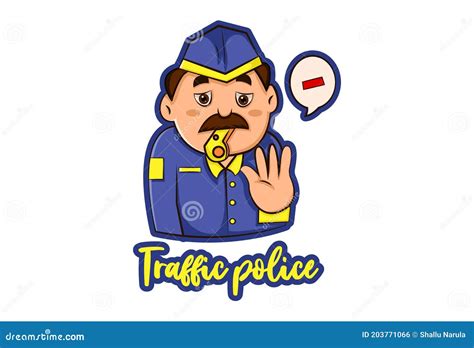 Kakanin Traffic Enforcer Clipart