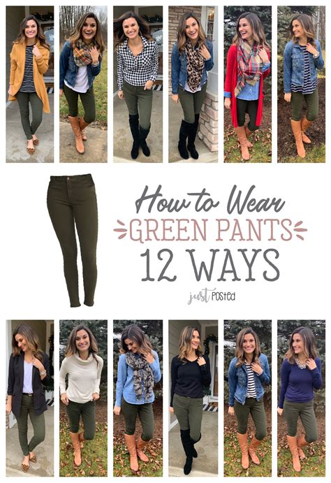 Twelve Ways To Wear Green Pants Just Posted