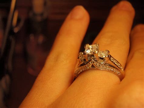 vintage 3 set with embedded diamonds engagement ring♥ engaged 12 14 10 diamond engagement