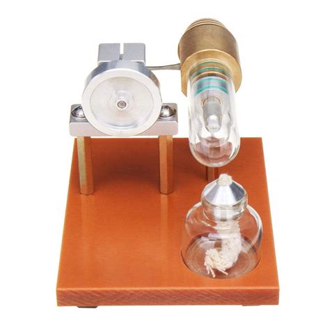 Hot Air Stirling Engine Model Kit Science Toy Physical Principle Metal