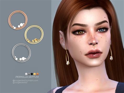 Sims 4 — Pernilla Septum By Sugarowl — New Mesh Base Game