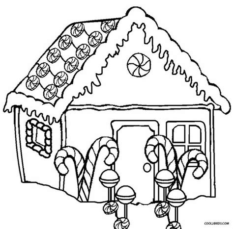 Gingerbread house coloring page to download and print. 72 best images about iColor "Gingerbread Houses" on ...