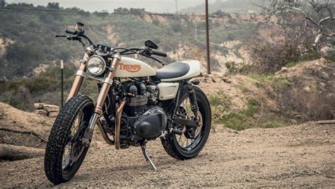 Mike Zehners Flat Track Inspired Triumph Bonneville By Mule
