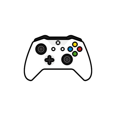Gamer Xbox One New White Controller Icon