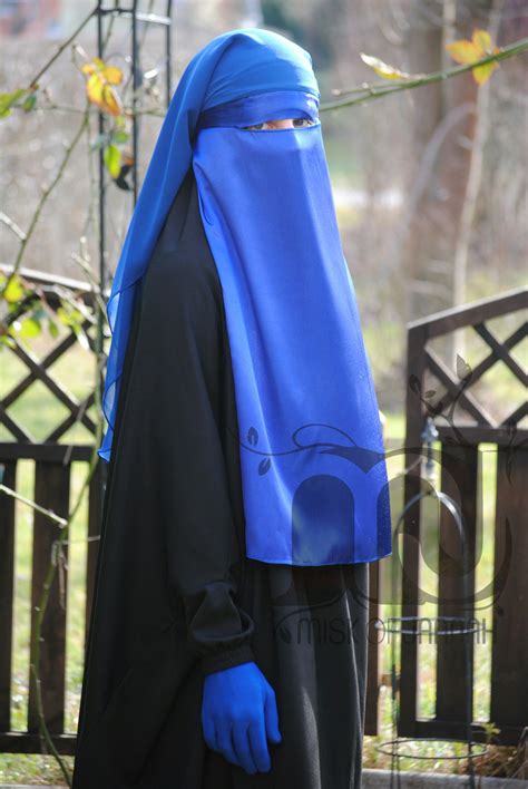 Islamische Kleidung Und Rainbow Qurane Aus Dem Orient Saudi Niqab Royalblau Niqab Arab