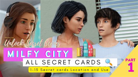 Milfy City 🏙️ New Version 🌈 Secret Cards 🔑 And Secret Scenes 💖 1 15 Secret Cards Part 1
