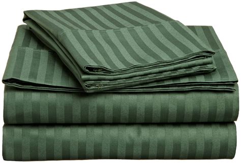 Striped Soft Sheet Set Thread Count Premium Long Staple Cotton Colors Walmart Com