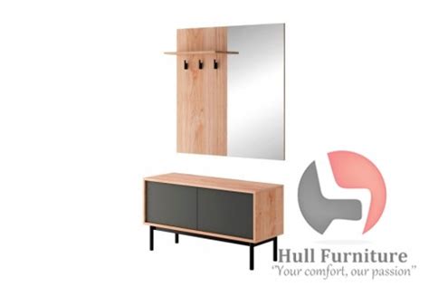 Bass Hall Way Set Hull Furniture Fronts Made Of Mdf Push To Open