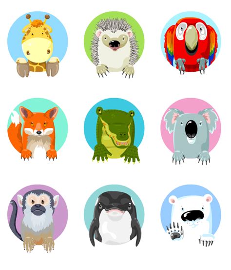 Animals Illustrations For Small Kids On Behance