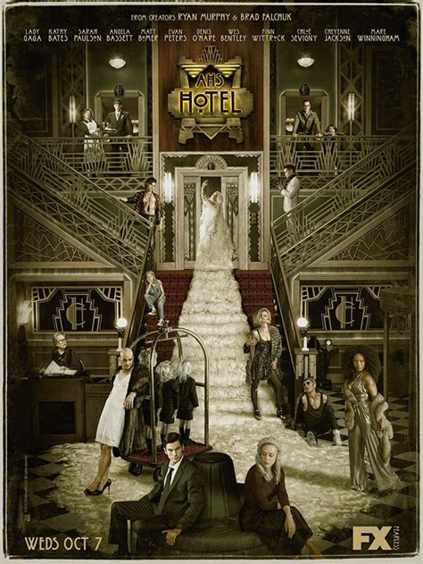 American Horror Story Hotels Character Poster Is A Whos Who Of Sexy Creeps E News