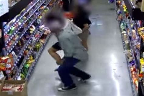 Supermarket Cctv Catches Pervert Taking Phone Pics Up Womans Skirt Daily Record