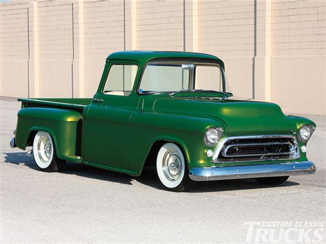 1956 Chevy Truck Emerald Beauty Custom Classic Trucks Magazine
