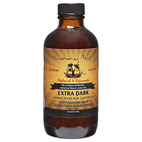 Black hair products for natural hair: Extra Dark Jamaican Black Castor Oil by Sunny Isle ...