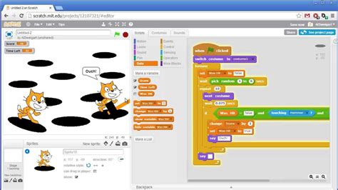 Whack A Cat Invent With Scratch 20 Screencast Youtube