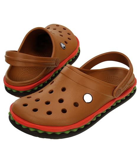 Crocs Crocband Hamburger Tan Roomy Fit Clog Shoes Buy Crocs Crocband