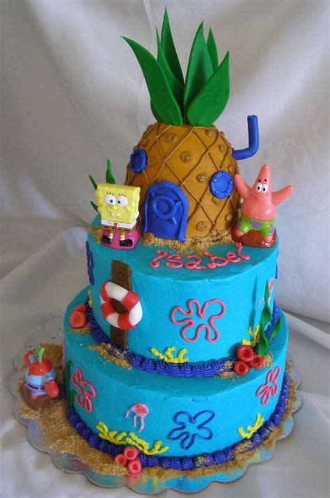 Spongebob Squarepants Spongebob Birthday Cake Spongebob Cake