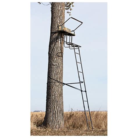 Sniper 15 Deluxe 2 Man Ladder Stand 592694 Ladder Tree