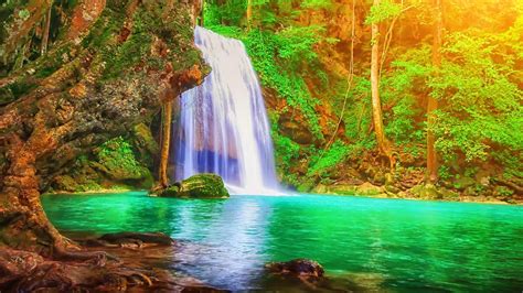 Beautiful Relaxing Calming Music With Waterfall Sounds For Meditations