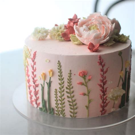 Check spelling or type a new query. 21+ Wonderful Photo of Birthday Cakes With Flowers ...