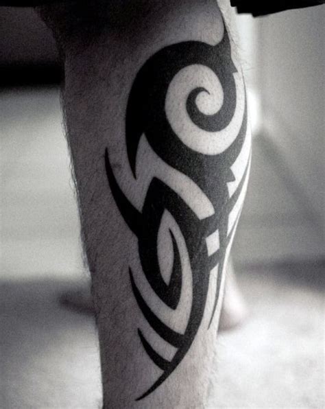 60 Tribal Leg Tattoos For Men Cool Cultural Design Ideas Maori